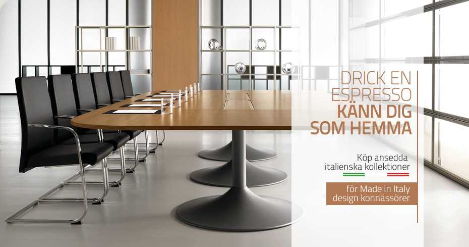Italienska möbler: kontorsmöbler, lyxmärken, design made in italy