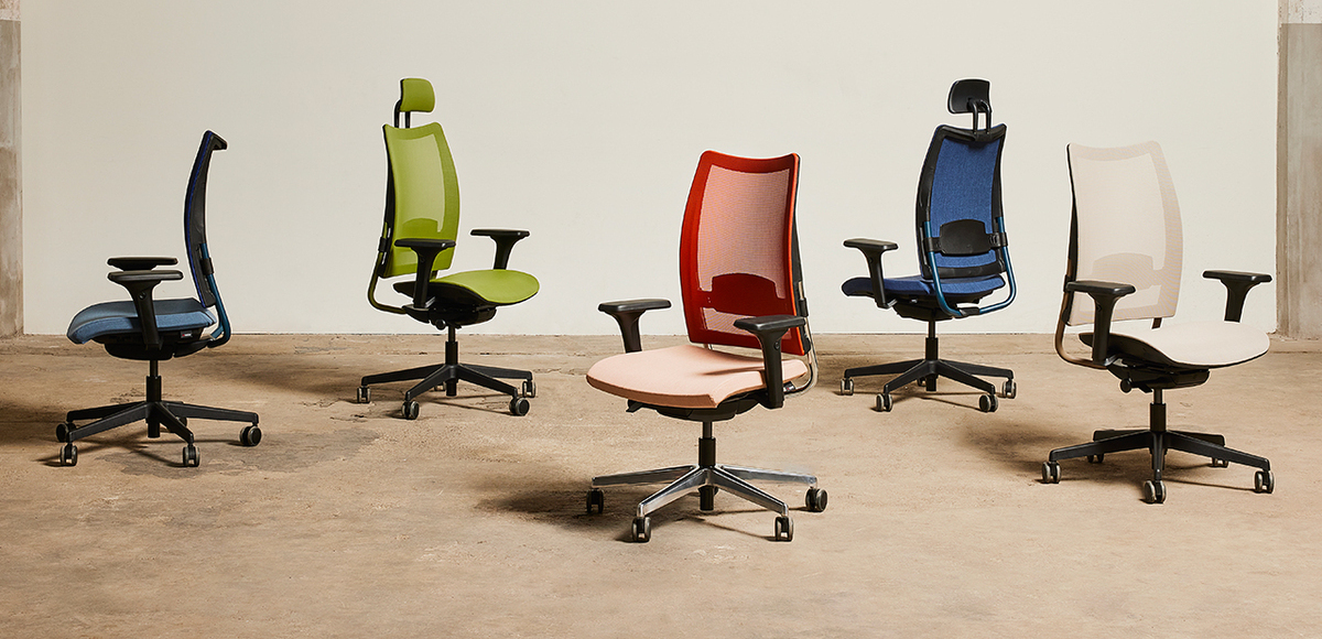 Overtime Luxy kontorsstolar ergonomiska