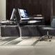 Air Gallotti & Radice skrivbord glas