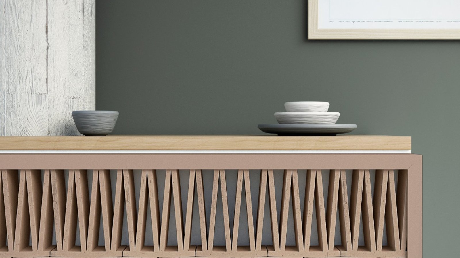Öppen terracottavägg Celosia från Mutina