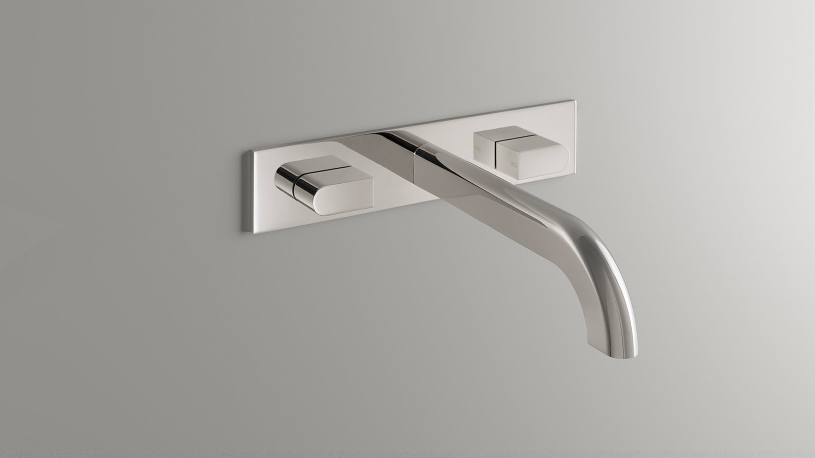 Designblandare Sixty från CEA Design i Black Ivory med marmortvättställ
