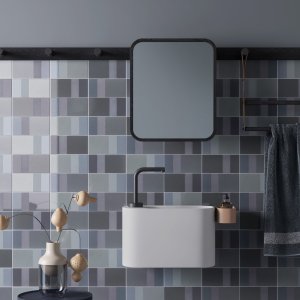 Diarama-plattvägg från Mutina med målerisk effekt