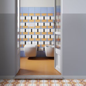 Mönstret Scheme ur kollektionen Mattonelle Margherita från Mutina