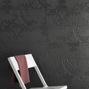 Detalj av Bas-Relief texturen Code fraan Mutina