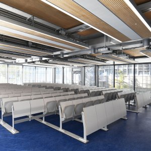 Sits i bokplywood på Omnia Evolution systemet