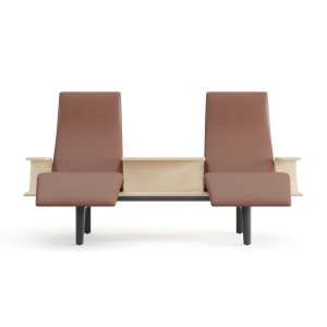 Pausit Lounge med två chaise longue-moduler och mellanbord
