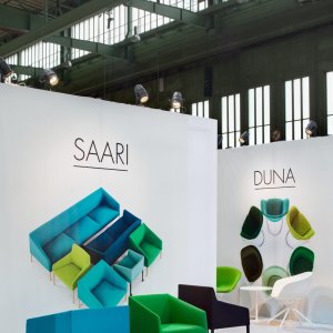 Komplett loungezon med Saari kollektionen från Arper
