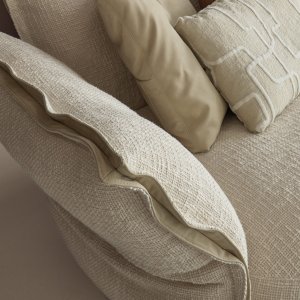 Läderpiping Soffio på soffan Nuvola från Cierre