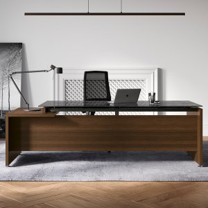 GO STEEL skrivbord på metallrörsstöd 120×40 mm