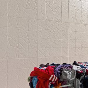 De tre Folded-monstren slumpvis blandade i laggningen
