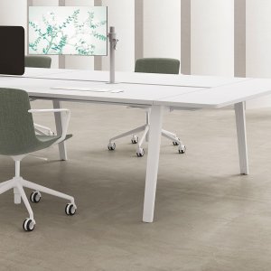 Runt E-Place mötesbord Ø 120 på pelare, DVO Office