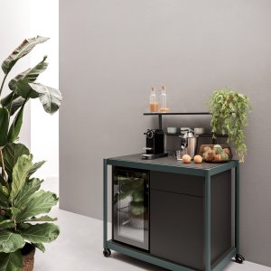 Hjul under en Fluido kitchenette från Martex