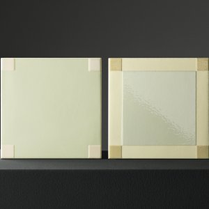 Vardagsrum med Homage to the Square-vagg