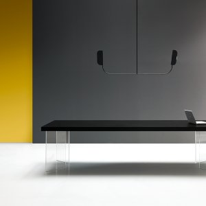 Svartlackerat Kyo konferensbord