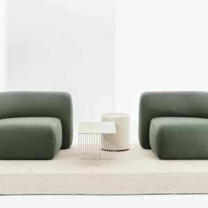 Modulsoffa Suiseki formgiven av Andrea Steidl