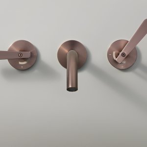 Lutezia från Cea Design, termostatiskt kantset för badkar