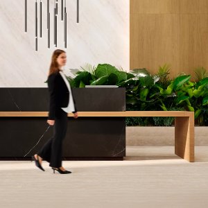 Receptionsdiskar Kyo från Martex med BioArgilla-front
