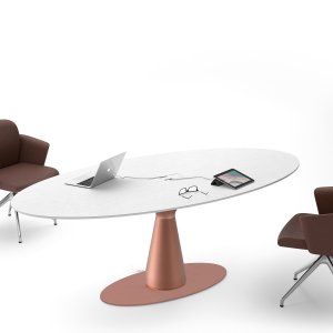 Metar moetesbord 440 cm i styrelserummet