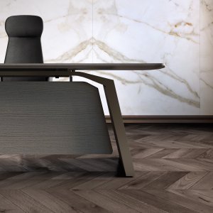 Metar sideboard med tre moduler i Carbon ek