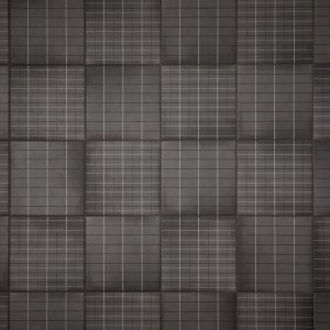 Badrumsvaegg i Aurore Charcoal Grid L fraan Mutina