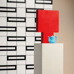 Mönstret Rhombus Black ur kollektionen Mattonelle Margherita från Mutina
