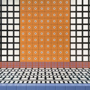 Mönstret Spring Pink ur kollektionen Mattonelle Margherita från Mutina
