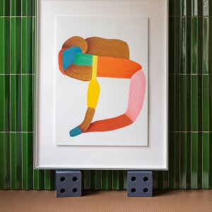 Rombini Triangle Large i Vert craquelé av bröderna Bouroullec
