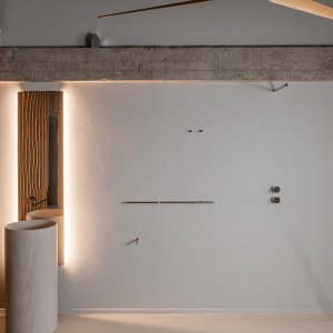 Opus-armaturer i CEA:s showroom i Gent