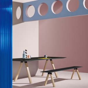 Tunn kant på 6 mm kompaktlaminat på Arki-Table