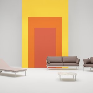 Puff Buddy 214 från Pedrali, 110×55 cm