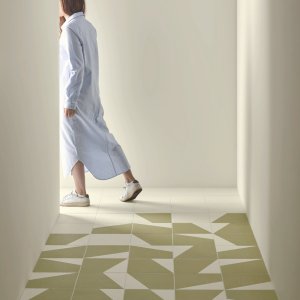 Detalj av den 14 mm tjocka Puzzle plattan