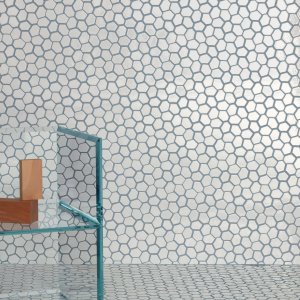 Golv i Botanica matt mosaik fraan Mutina