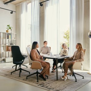 Konferensstol se:mission från Sedus med mellanhög rygg