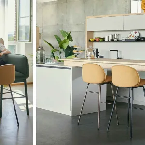 Stol i massiv ask se:café wooden chair med wienerflätad sits