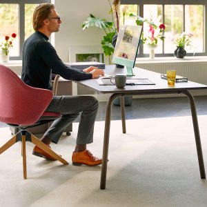 Stickad membran på ryggen av se:flair, lätt genomskinlig