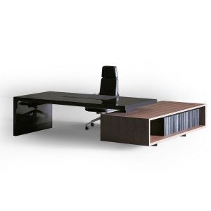 Asymmetrical från Tecno, design Piero Lissoni, i ett chefsrum