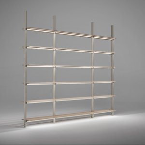 Detalj av foergrenad aluminiumstruktur paa Cosmos
