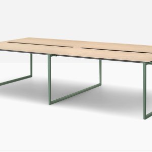 Konferensbord Toa 360 × 125 cm med svart kompaktlaminat