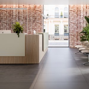 Linjära moduler i Z2 från Quadrifoglio-systemet i en kontorsentré