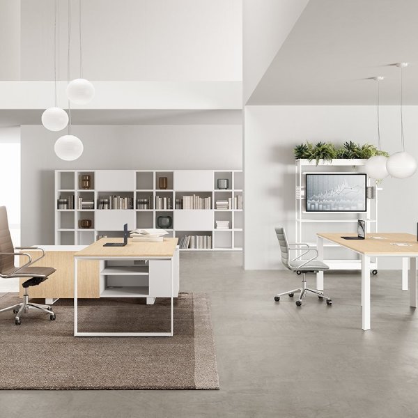 Kontor med DVO Office arbetsplatser från en etiskt certifierad tillverkare