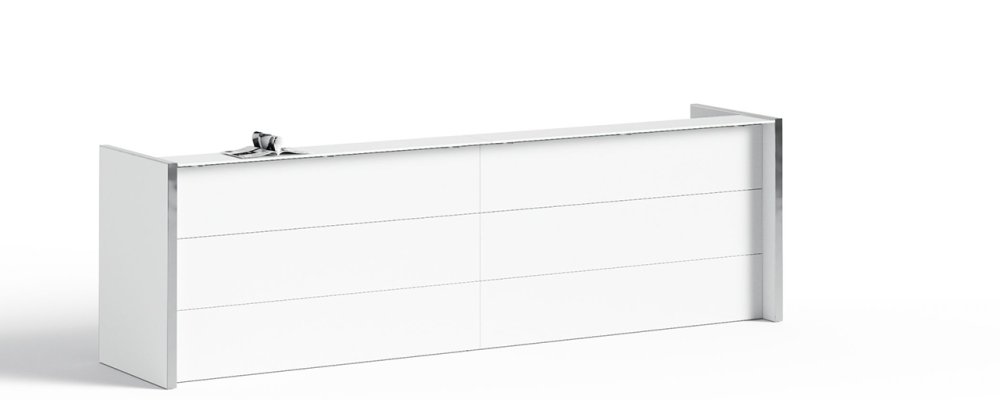 Skrivbord med rollcontainer