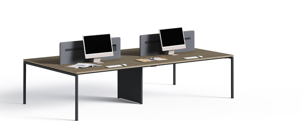 Skrivbord med rollcontainer