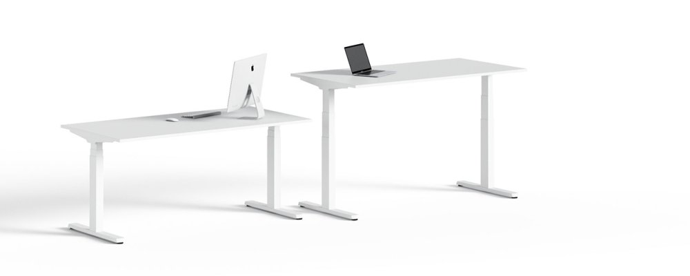 Skrivbord med rollcontainer