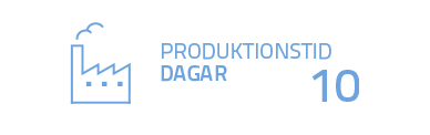 Produktionstid 10 dagar