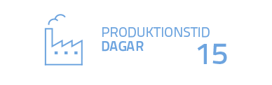 Produktionstid 15 dagar